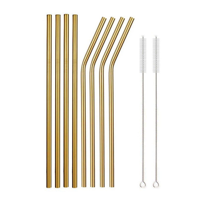 Food Grade 304 Stainless Steel Color Metal Straws