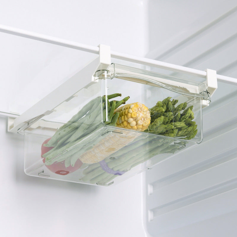 Refrigerator Hanging Drawer Type Food Fruit Storage Egg Box Household Plastic Fresh-keeping Box