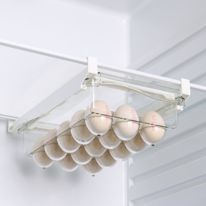 Refrigerator Hanging Drawer Type Food Fruit Storage Egg Box Household Plastic Fresh-keeping Box