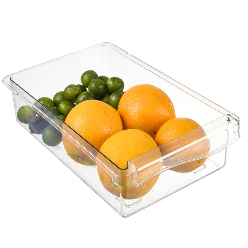 Refrigerator Hanging Drawer Type Food Fruit Storage Egg Box Household Plastic Fresh-keeping Box